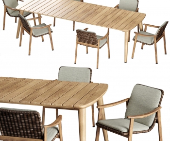 Modern Dining Table And Chairs-ID:718105945