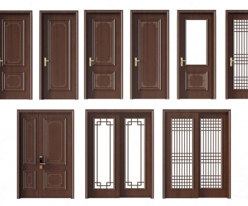 New Chinese Style Door-ID:770427947