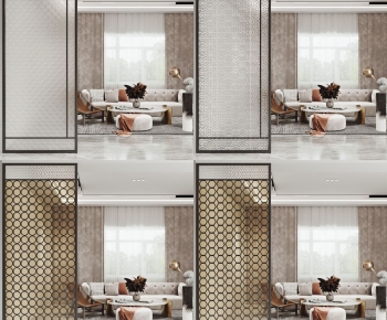 Modern Glass Screen Partition-ID:273199124