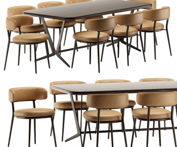 Modern Dining Table And Chairs-ID:514465914