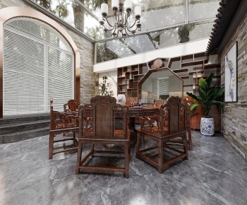 New Chinese Style Dining Room-ID:158957003