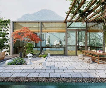 New Chinese Style Courtyard/landscape-ID:931113006