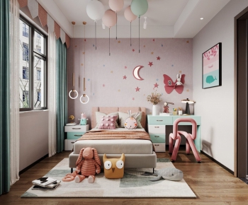 Modern Girl's Room Daughter's Room-ID:933842902