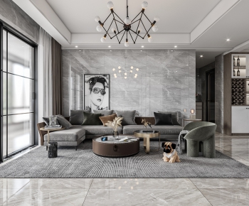 Modern A Living Room-ID:154467116