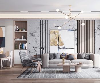 Nordic Style A Living Room-ID:136008986