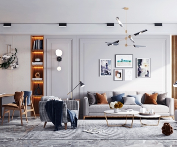 Nordic Style A Living Room-ID:377295021