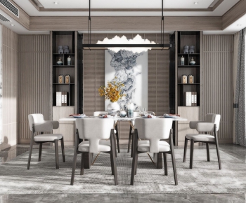 New Chinese Style Dining Room-ID:548698986