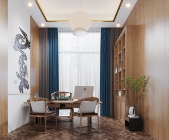 New Chinese Style Manager's Office-ID:755311973