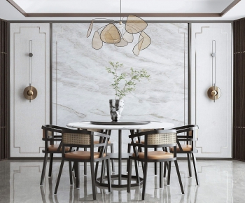 New Chinese Style Dining Room-ID:699889741