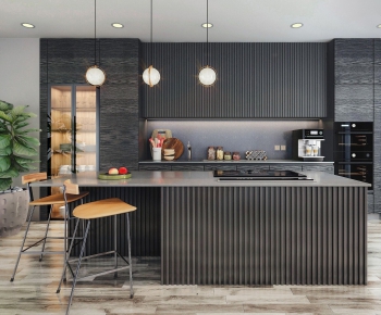 Modern Open Kitchen-ID:864414938