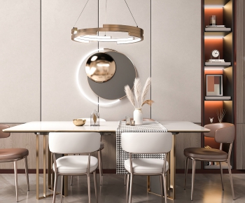 Modern Dining Table And Chairs-ID:357381114