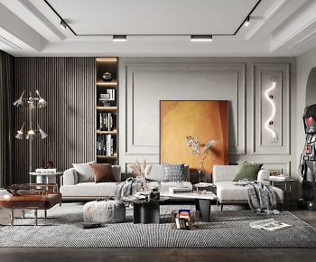Modern A Living Room-ID:930216073