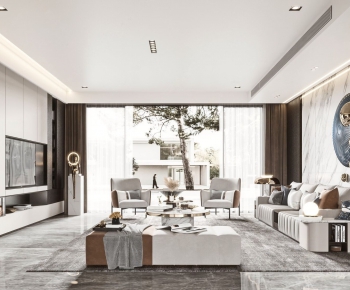 Modern A Living Room-ID:470140053