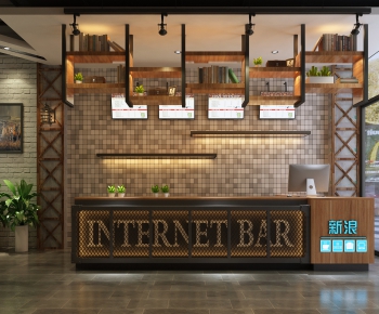 Industrial Style Internet Cafe-ID:559286126