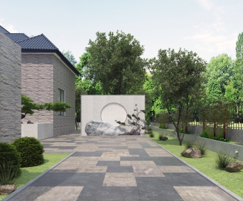 New Chinese Style Courtyard/landscape-ID:574325085