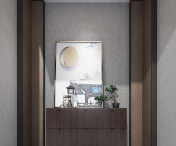 Modern Side Cabinet/Entrance Cabinet-ID:405385024