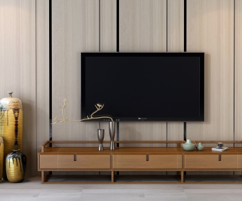 New Chinese Style TV Cabinet-ID:407921087