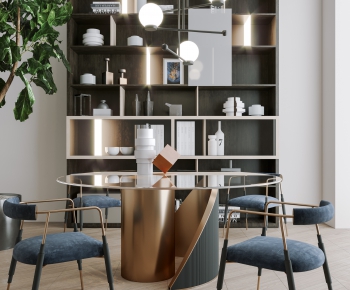 Modern Dining Table And Chairs-ID:975938082