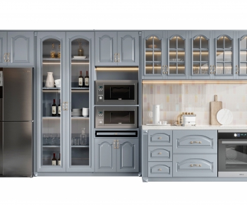 American Style Kitchen Cabinet-ID:294590002