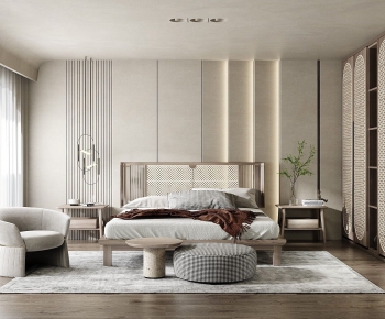 New Chinese Style Bedroom-ID:389600998
