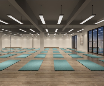 Modern Yoga Room-ID:878365996