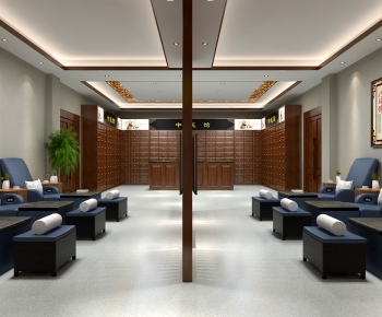 Chinese Style Medical Space And Cultural Space-ID:501671082