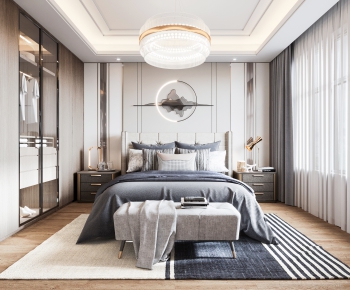 New Chinese Style Bedroom-ID:317451955