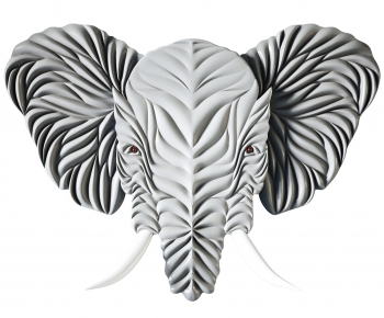 现代大象造型墙饰-ID:674128064
