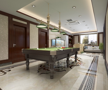 New Chinese Style Billiards Room-ID:600224022