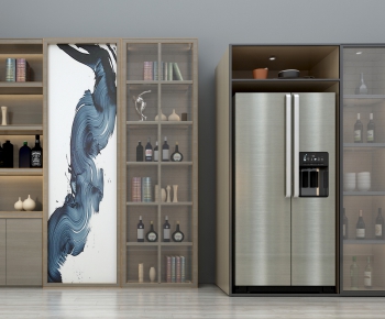 Modern Wine Cabinet-ID:613655096