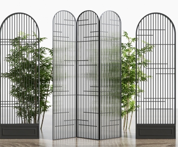 New Chinese Style Glass Screen Partition-ID:262527942