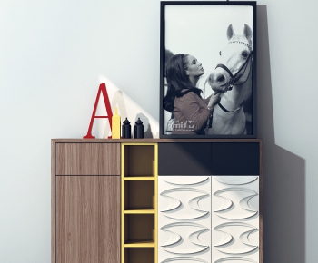 Nordic Style Decorative Cabinet-ID:814178945