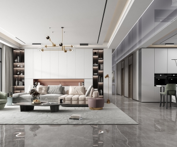 Modern A Living Room-ID:560017117