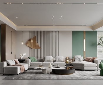 Modern A Living Room-ID:855971102