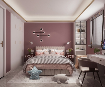 Nordic Style Girl's Room Daughter's Room-ID:207879541