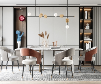 Modern Dining Room-ID:715435981