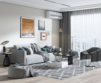 Nordic Style Sofa Combination-ID:460383898