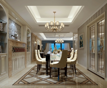 New Classical Style Dining Room-ID:678405054