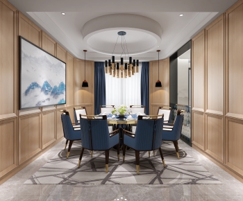 New Chinese Style Dining Room-ID:992720187