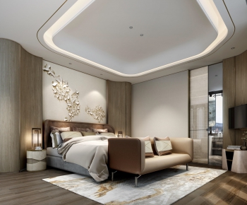 New Chinese Style Bedroom-ID:585875997