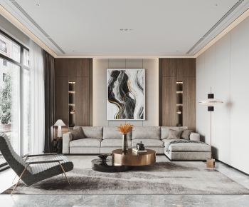 Modern A Living Room-ID:106873995
