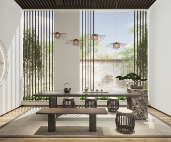 New Chinese Style Tea House-ID:661696918