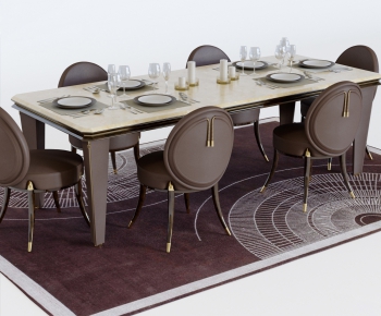 European Style Dining Table And Chairs-ID:678503999
