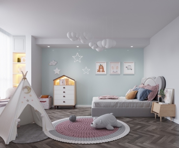 Nordic Style Girl's Room Daughter's Room-ID:322985895