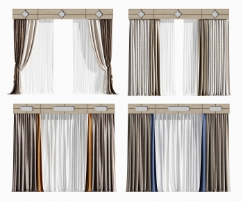 New Chinese Style The Curtain-ID:874732976