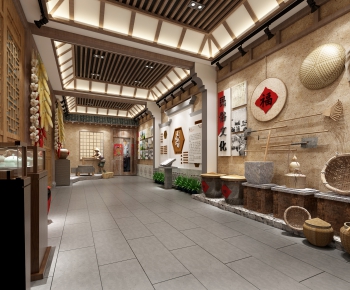 New Chinese Style Exhibition Hall-ID:634955881