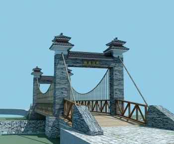 New Chinese Style Building Component-ID:382333995