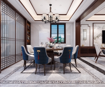 New Chinese Style Dining Room-ID:510169985