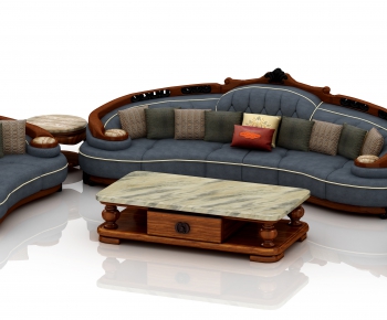 American Style Sofa Combination-ID:163008934