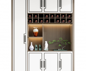 New Chinese Style Wine Cabinet-ID:705607899
